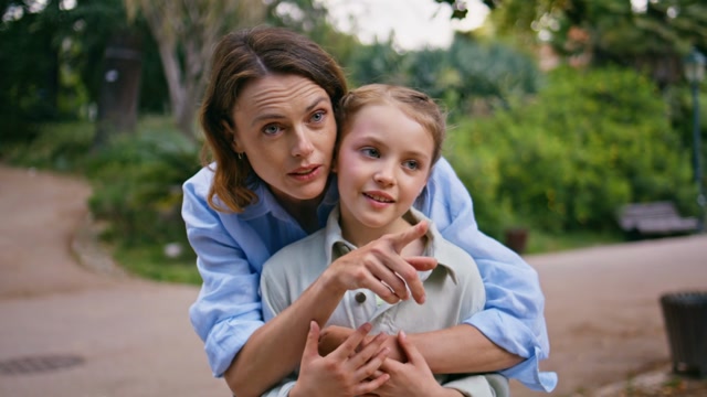 Mother Daughter Kissing Stock Footage: Royalty-Free Video ...