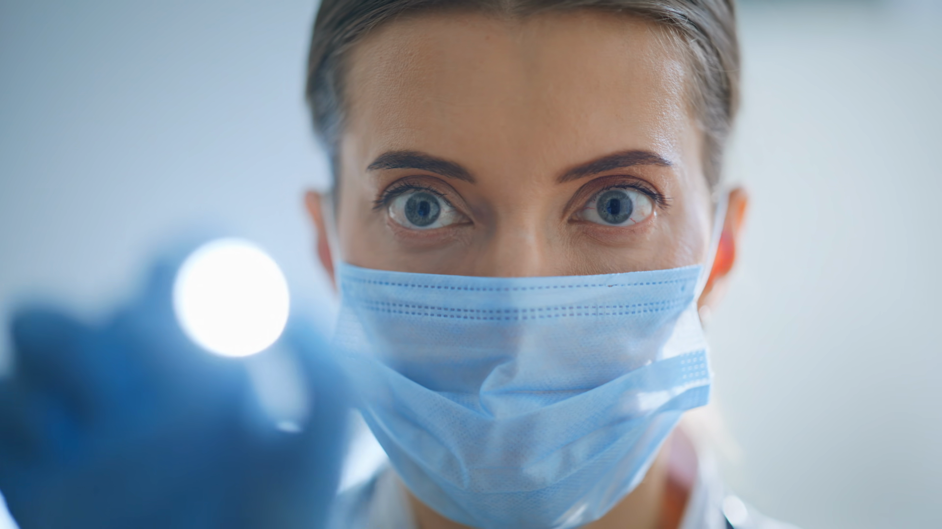 Doctor Checking With Flashlight Test Stock Footage SBV-353587482 ...