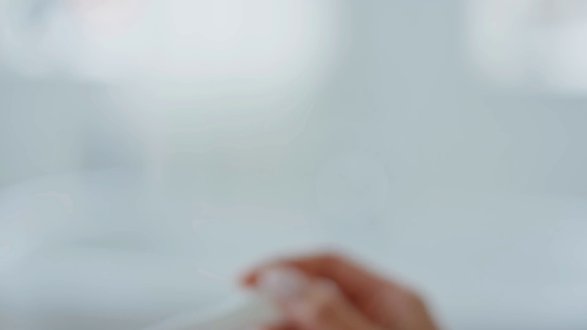 Woman Fingers Pregnancy Test Making Indoor Stock Footage SBV347599979