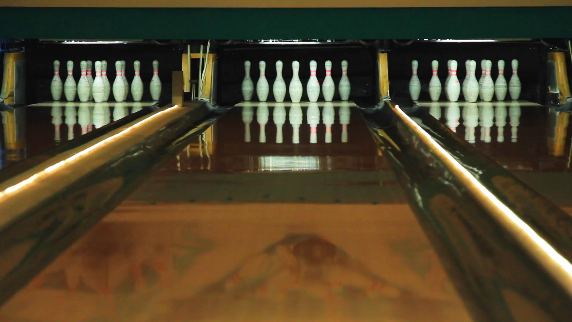 Colorful Bowling Alley Pink Bowling Lane Stock Footage SBV316450446 Storyblocks