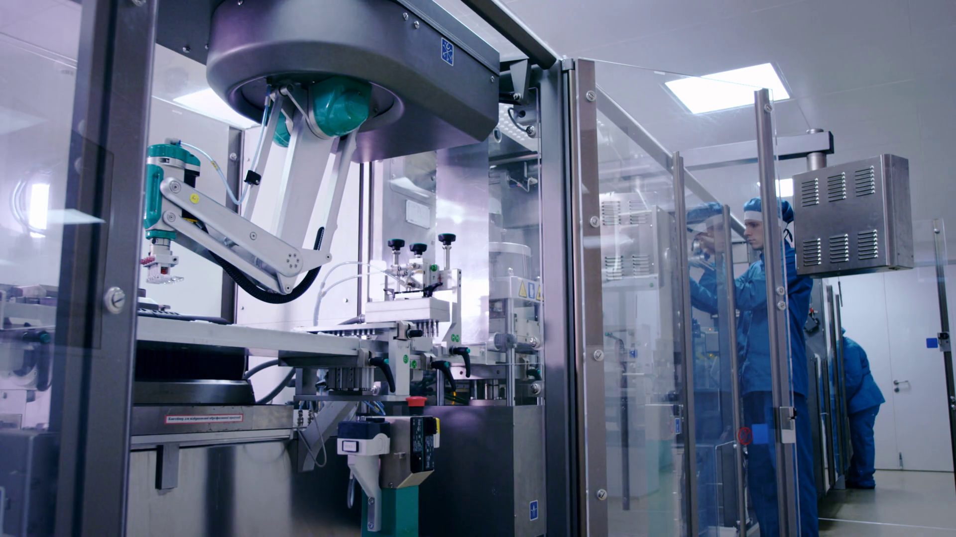 Engineer Starting Packaging Line At Stock Footage SBV315873743