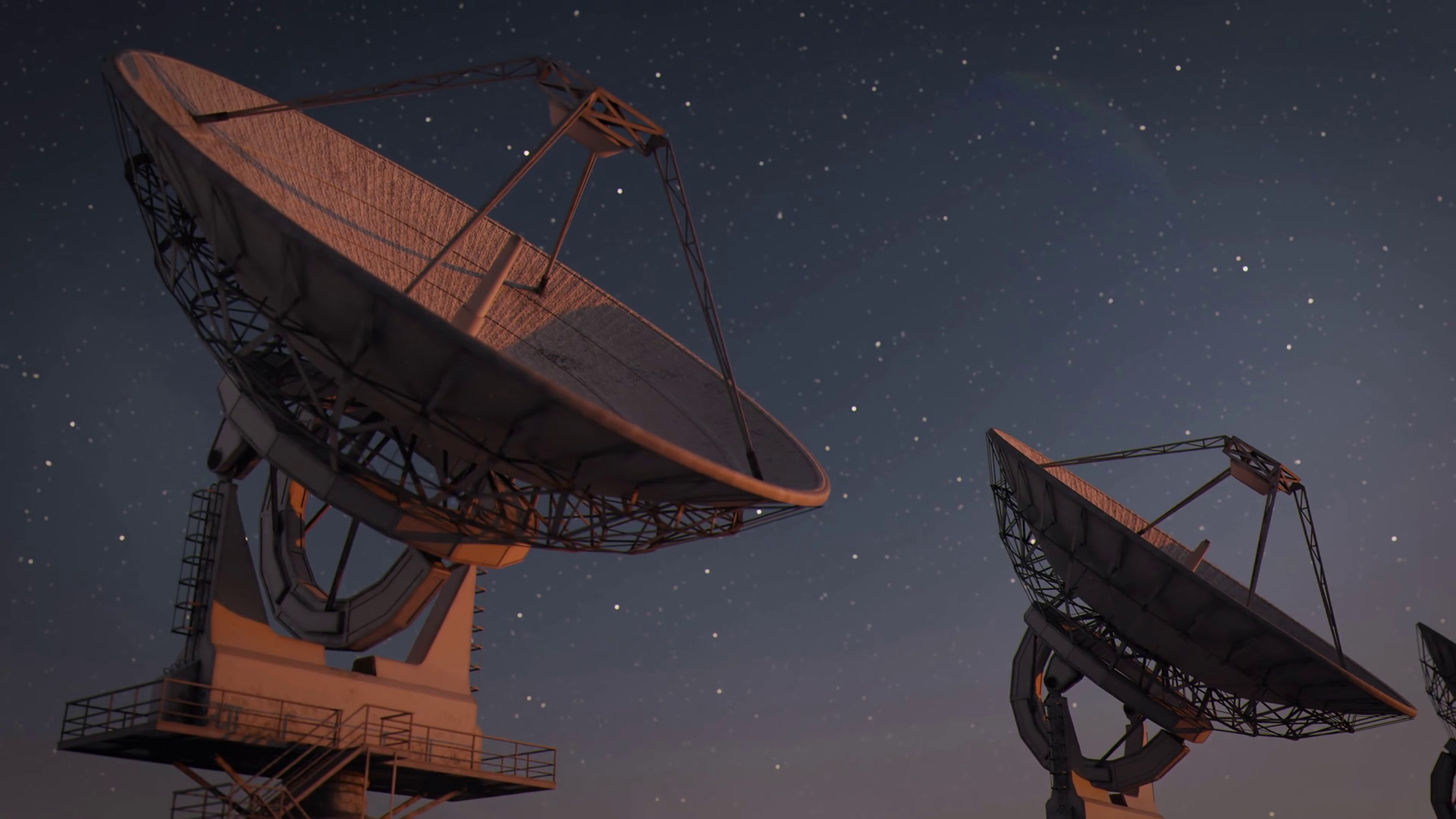 Tilt Up From Large Radio Telescope Array To Stock Motion Graphics SBV347299004 Storyblocks