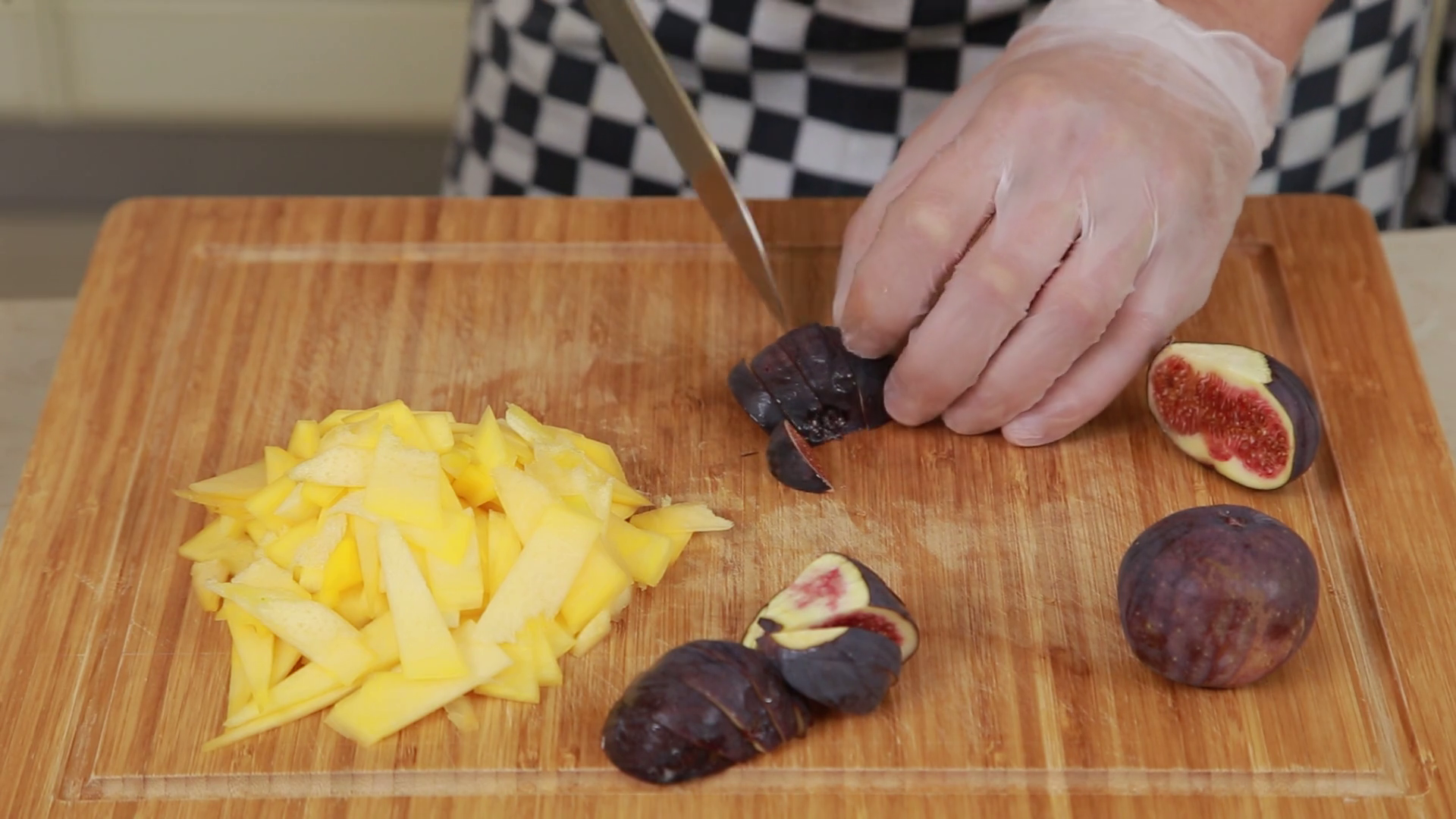 Chef Is Slicing Fresh Fruits Ingredients Stock Footage SBV-352546529 ...