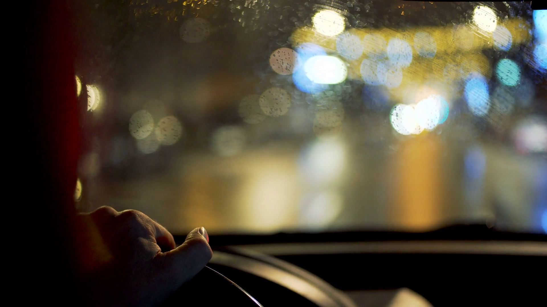 Driving Car At Night Stock Footage SBV331205248 Storyblocks