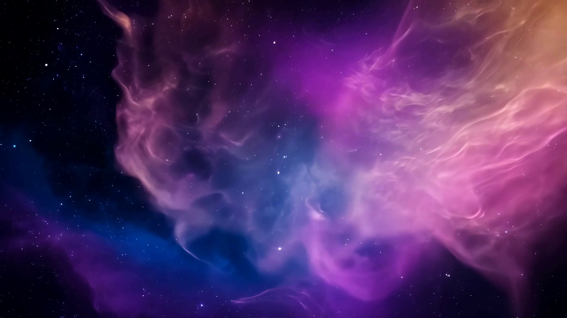 Vibrant Nebula Transforming Shifting Colors Stock Footage SBV-352234517 ...