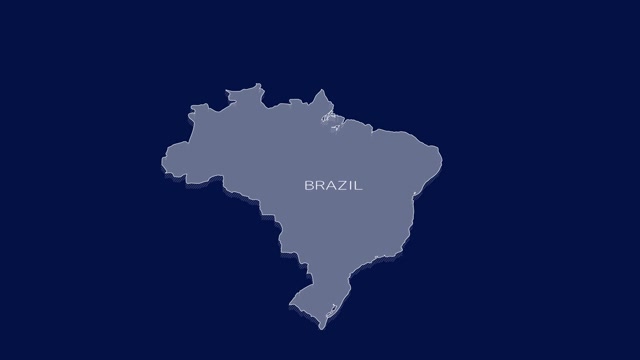 Brazil Map Animation Stock Footage: Royalty-Free Video Clips - Storyblocks