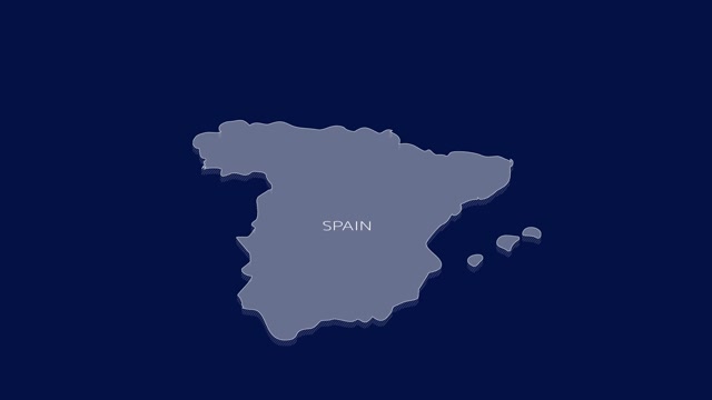 Spain Map Animation Stock Footage: Royalty-Free Video Clips - Storyblocks