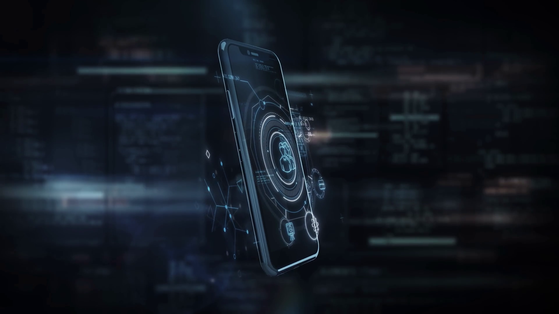 Data Visualizations Tailored 3d Smartphone Stock Footage SBV-352363446 ...
