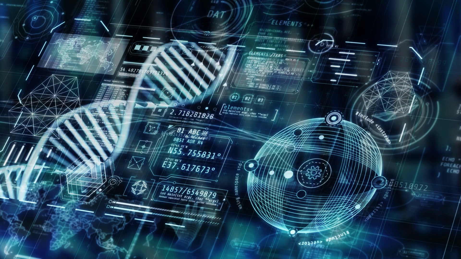 Displaying Biotech Data Scientific Stock Footage SBV-352520294 ...