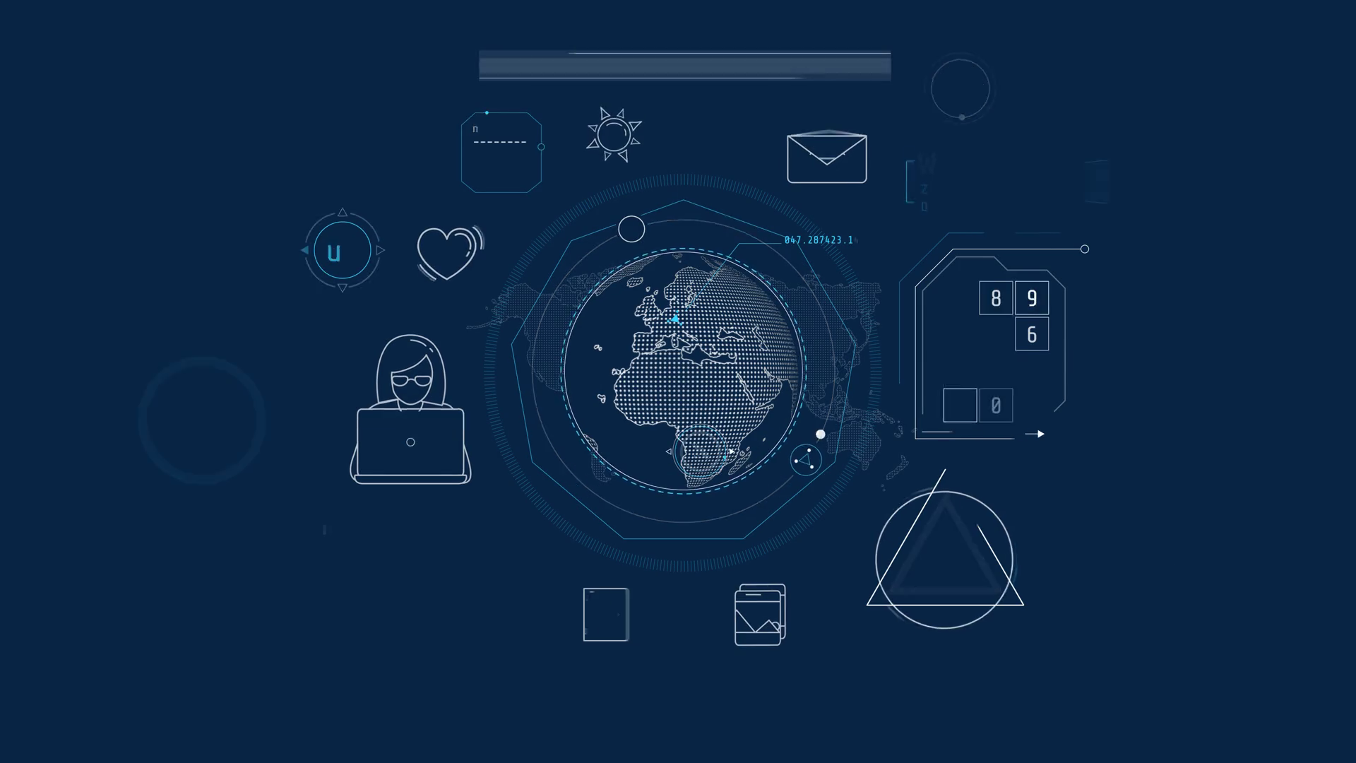 Animated Infographics On Theme Of Internet Stock Motion Graphics SBV ...