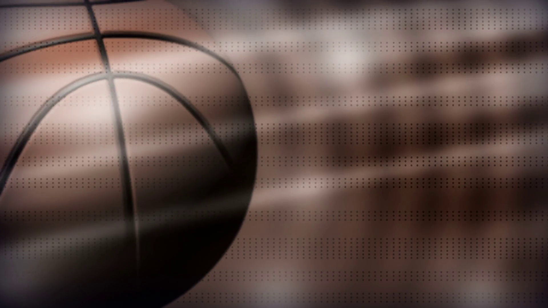 Basketball Twenty Second Looping Animated Background In Brown Motion