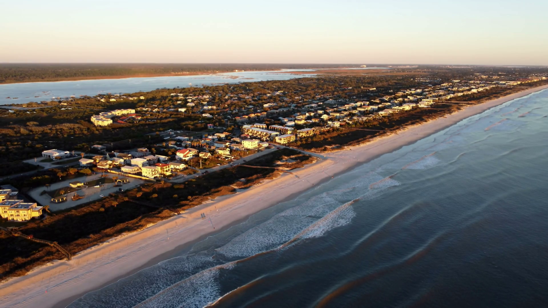 Butler Beach Drone View Of Coast Line At Stock Footage SBV-348779149 ...