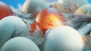 Colorful Easter Eggs: Natural Beauty and Delightful Decorations