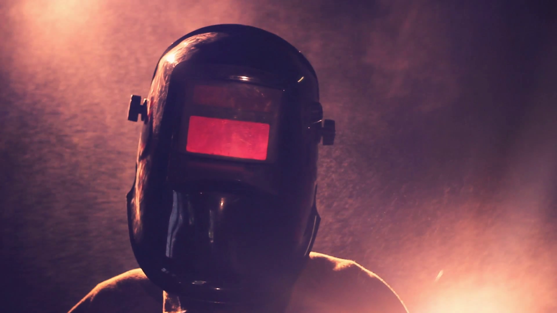 Welder Woman In Welding Mask Removes Flying Stock Footage SBV328875320 Storyblocks