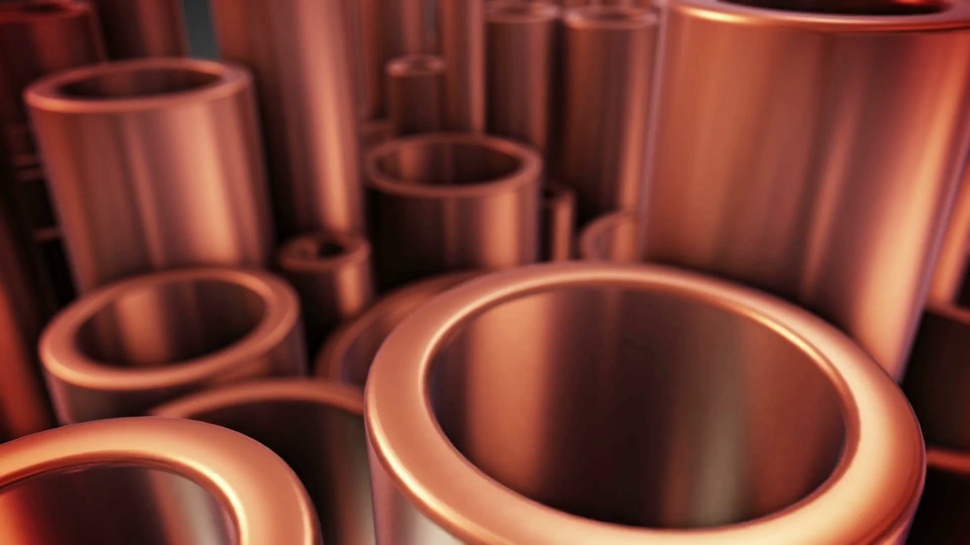 Shiny Metal Copper Pipes With Selective Stock Motion Graphics SBV310239254 Storyblocks