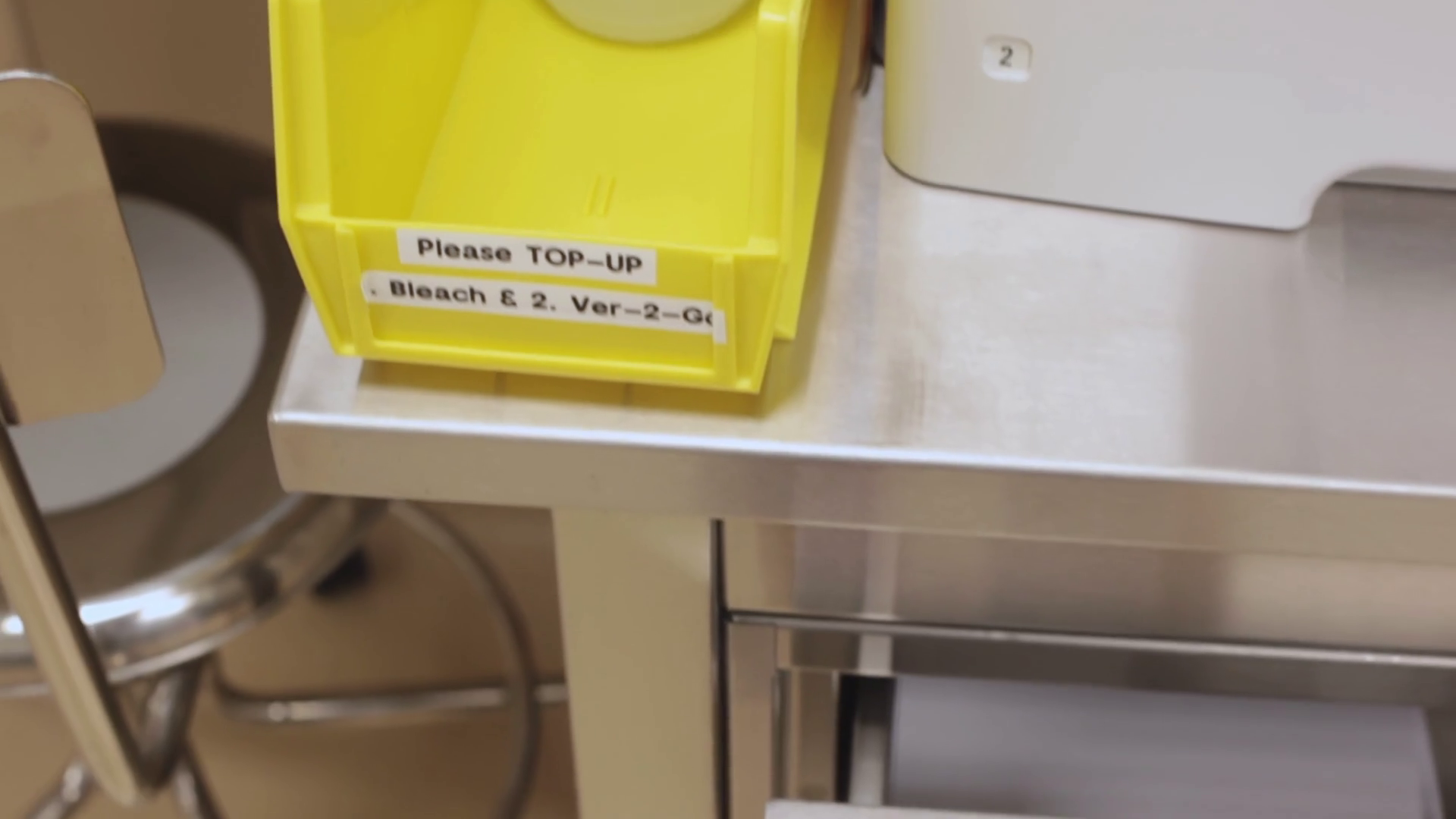 Tableside Bleach In Hospital Room Stock Footage SBV338299780 Storyblocks