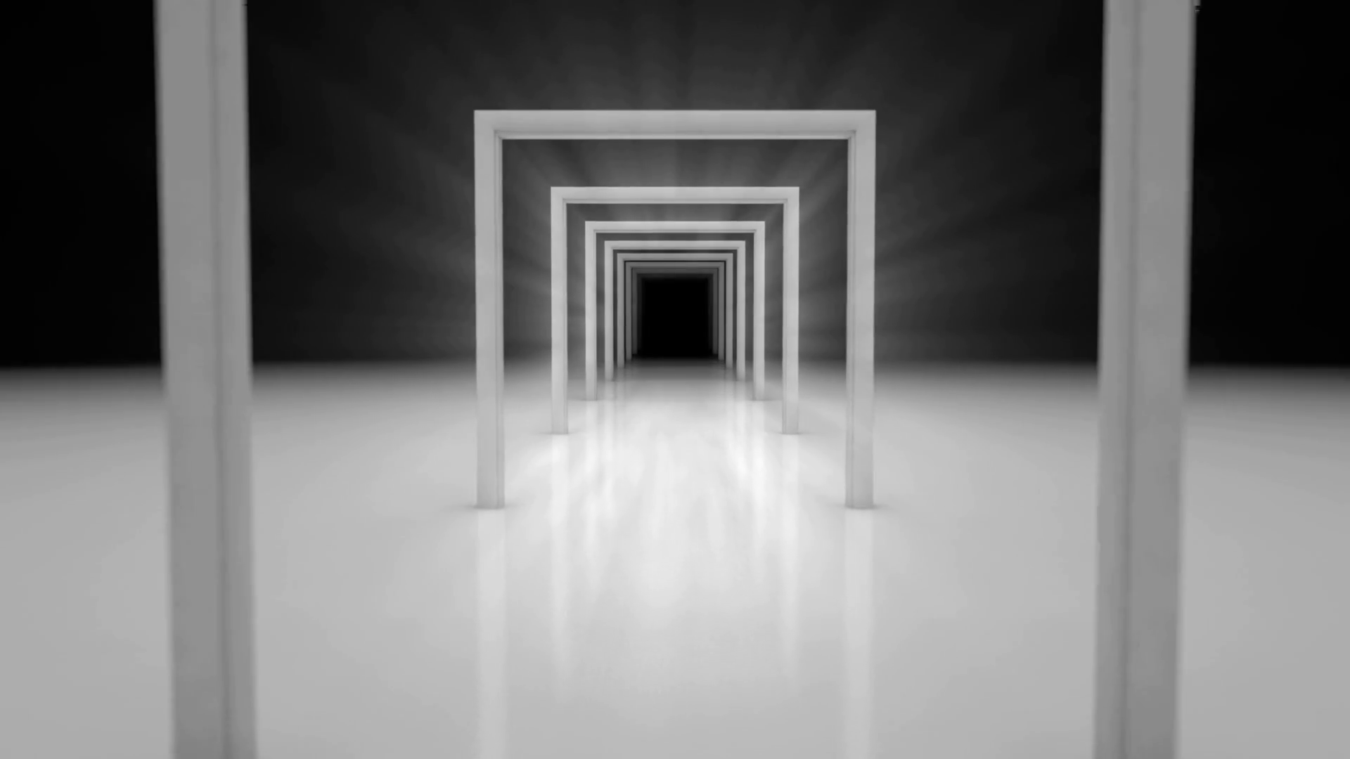 3d Animation Of Endless Door Stock Motion Graphics SBV303262893