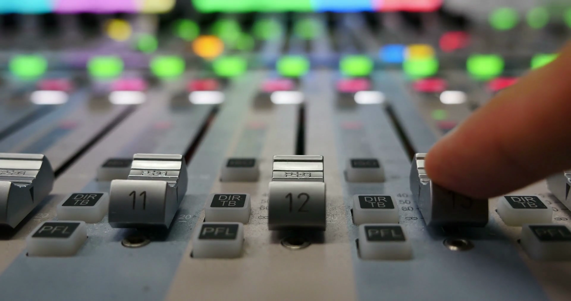 Close Up Shot Of Man In Recording Studio Stock Footage SBV303720832