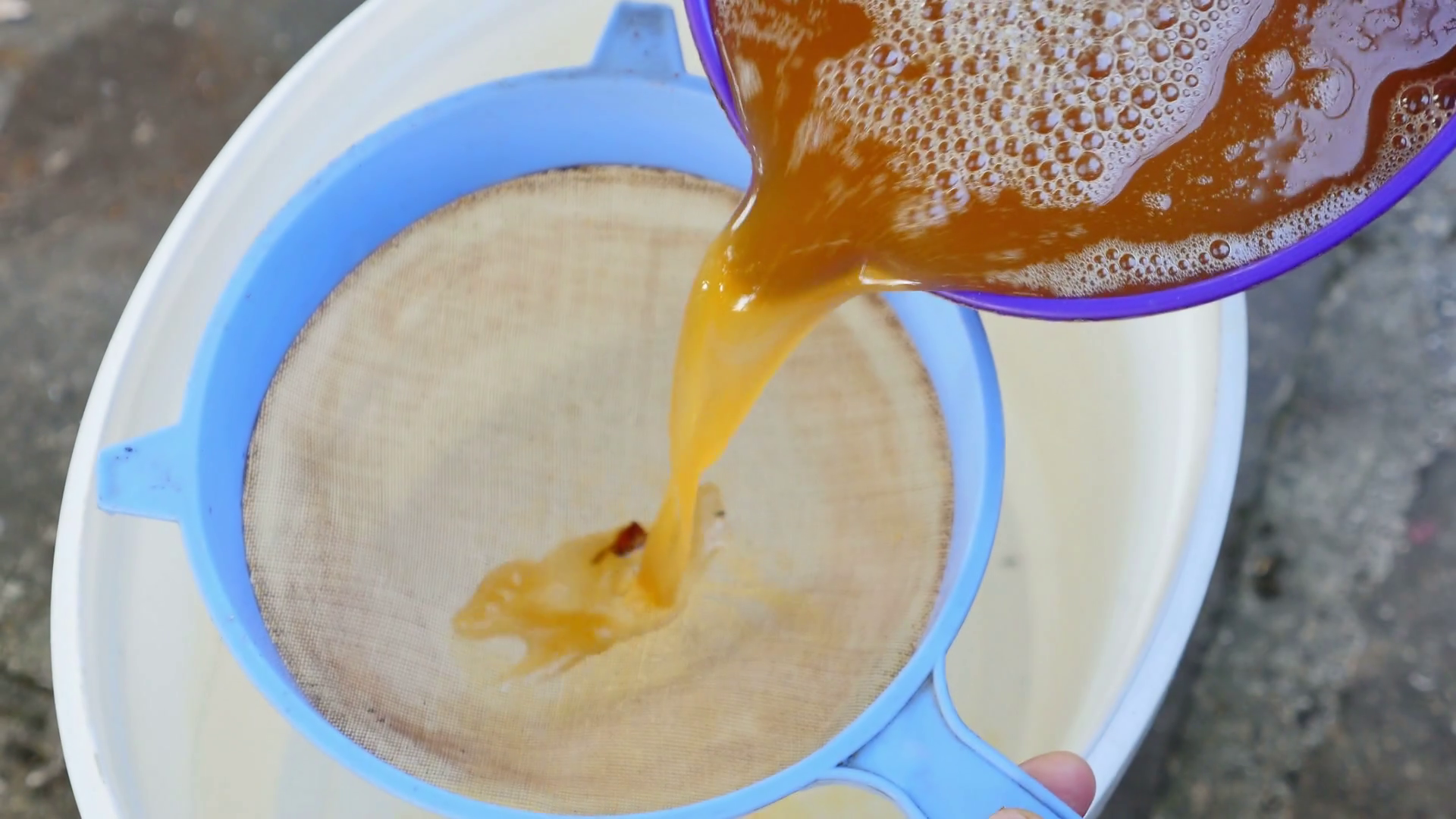 Footage Of Filtering Out Organic Vinegar Stock Footage SBV311598790