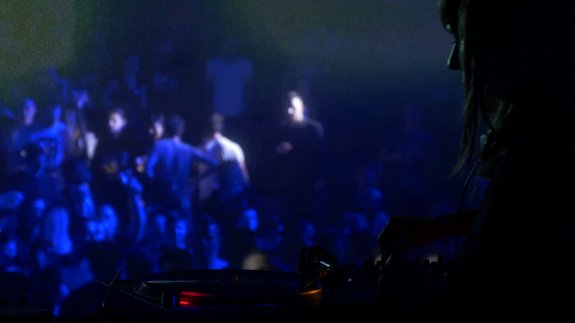 Sarajevo, Bosnia and Herzegovina February 3rd, 2017 A female DJ