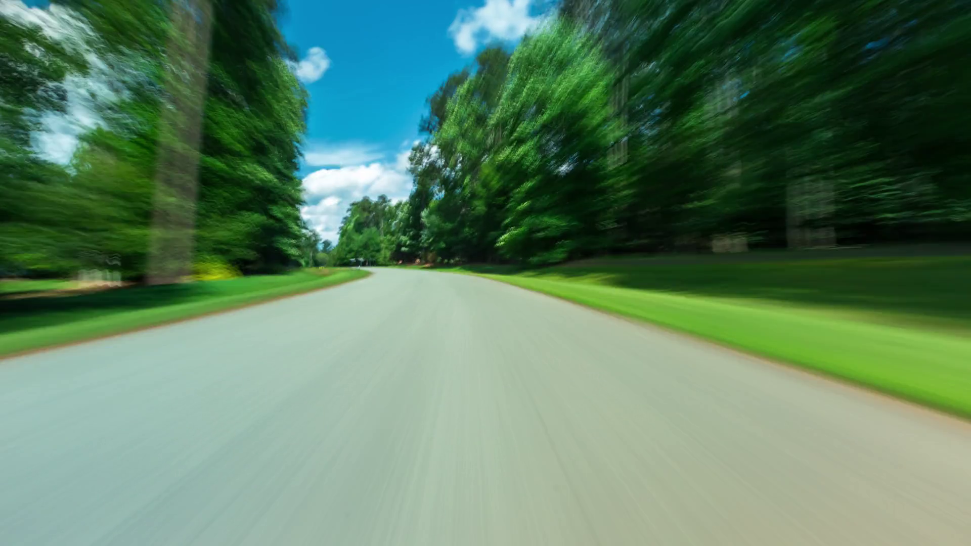 Pov Timelapse From Car Driving Down Road Stock Footage SBV325649708