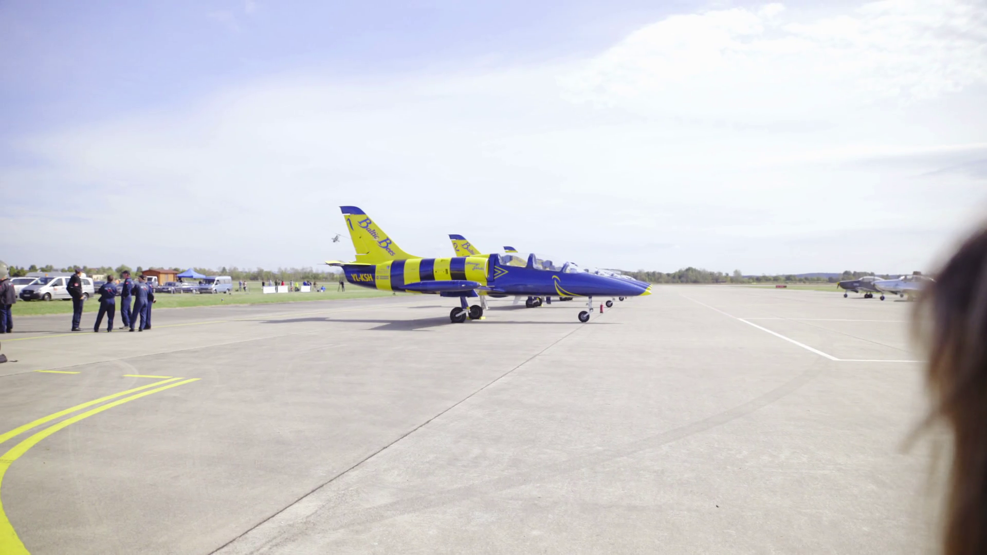 Person Take Photo Of Jet Aircraft On Runway Stock Footage SBV346788680