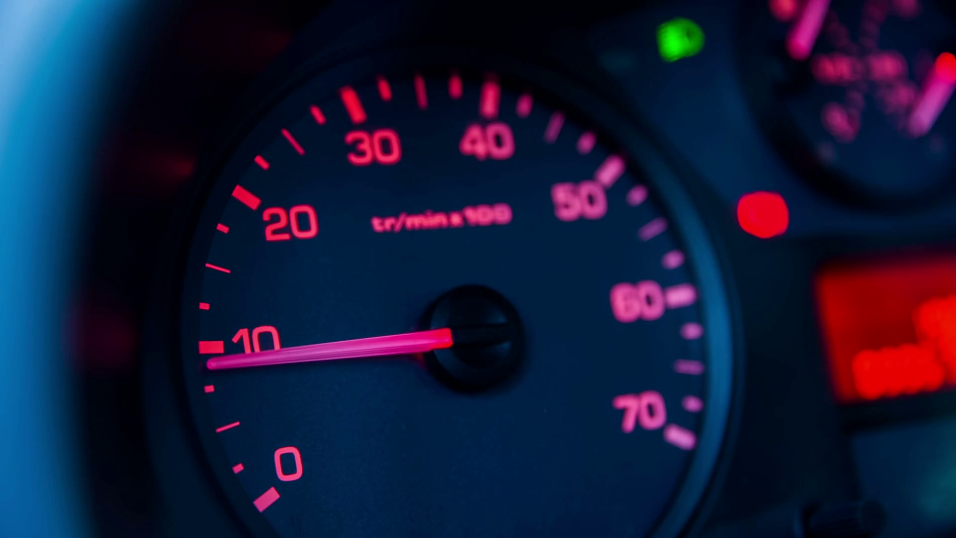 Analogue Rev Up Counter In Car Pushing Stock Footage SBV315988095