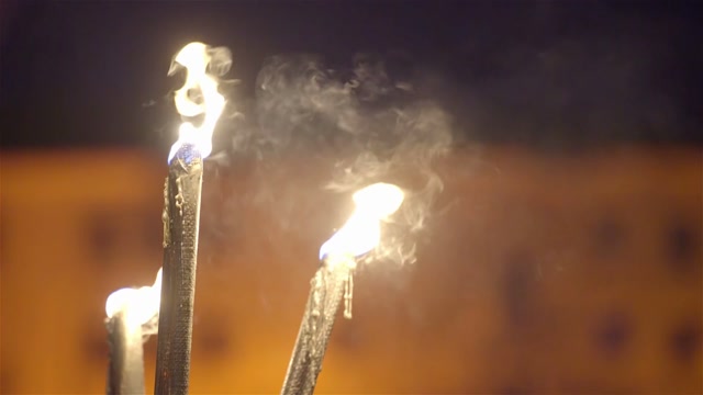 Torches On Wall Stock Footage: Royalty-Free Video Clips - Storyblocks
