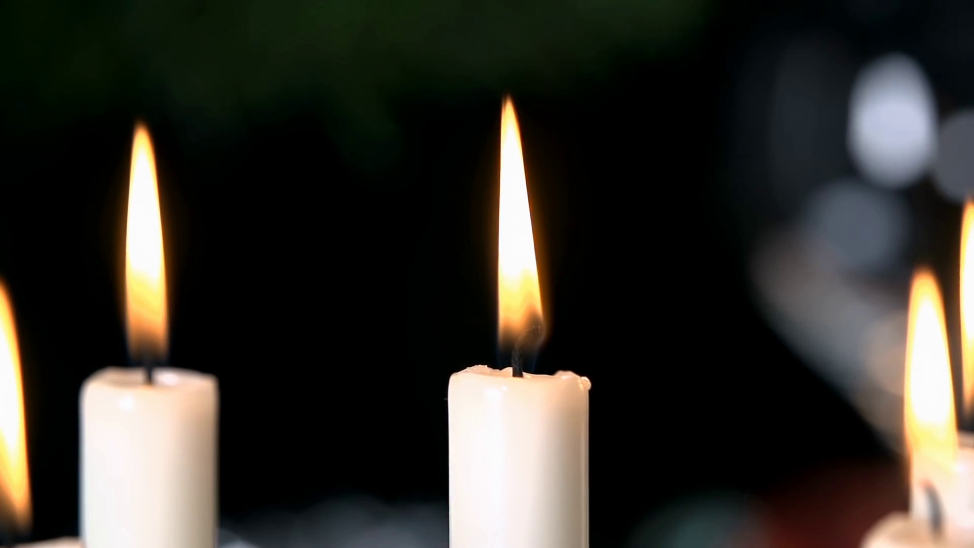 Extinguishing Candle With Wet Fingers In Stock Footage SBV338914332