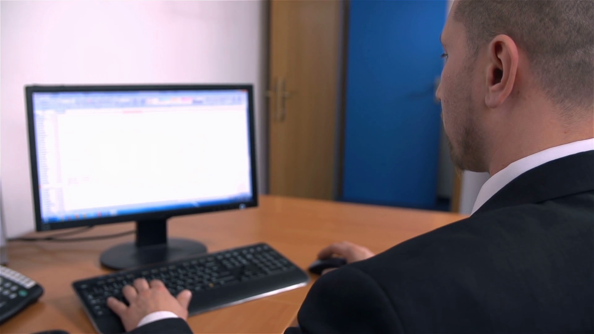 Office Labor Exploitation Co-worker Bringing Stock Footage SBV ...