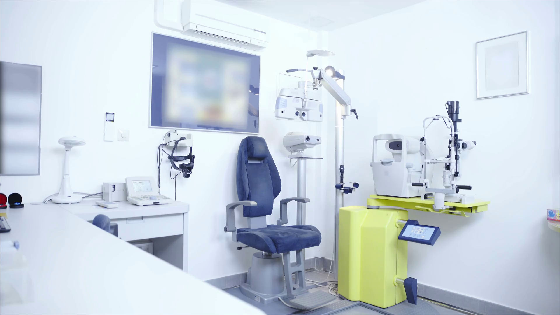 Optometry Equipment In Big White Room 4k Stock Footage SBV-348500855 ...