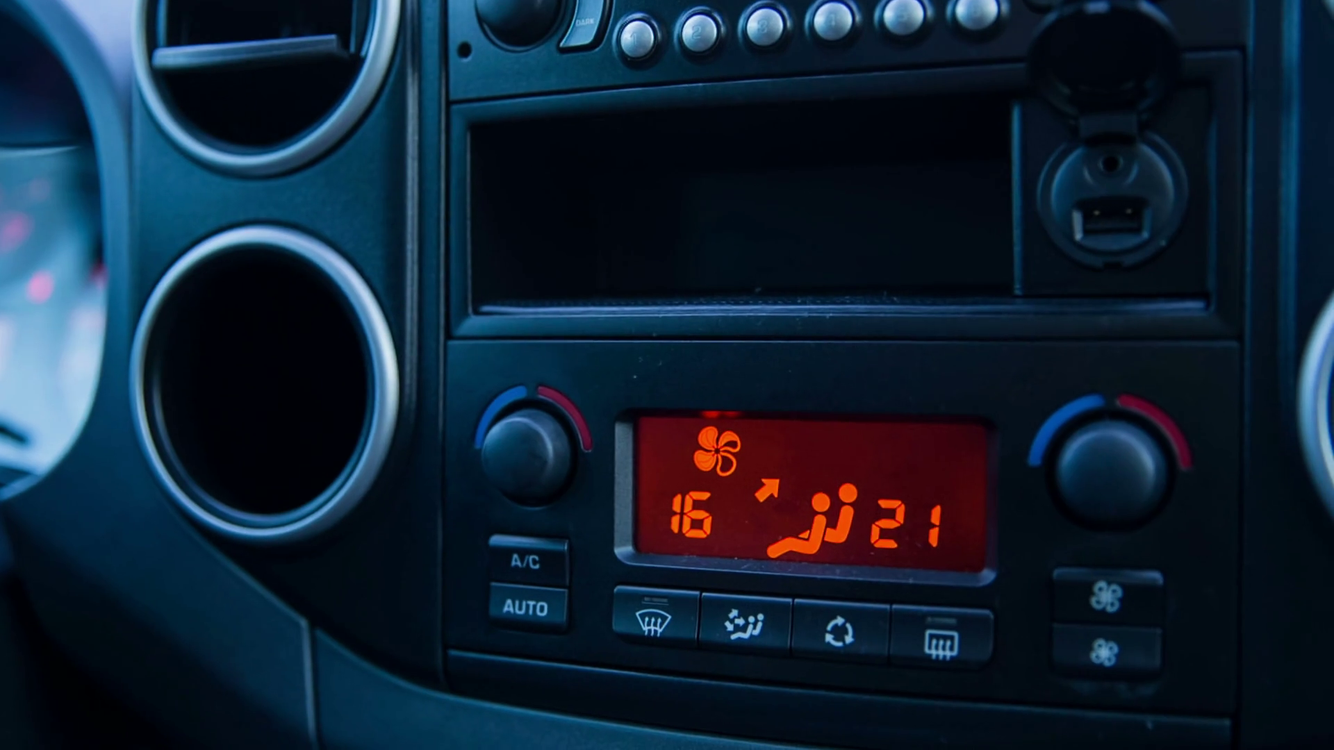 Warming Up Car To Highest Temperature Close Up Of Car Buttons For Setting Temperature And Other Ventilation Systems Male Hand Turning Button To Warm Up Stock Video Footage Storyblocks