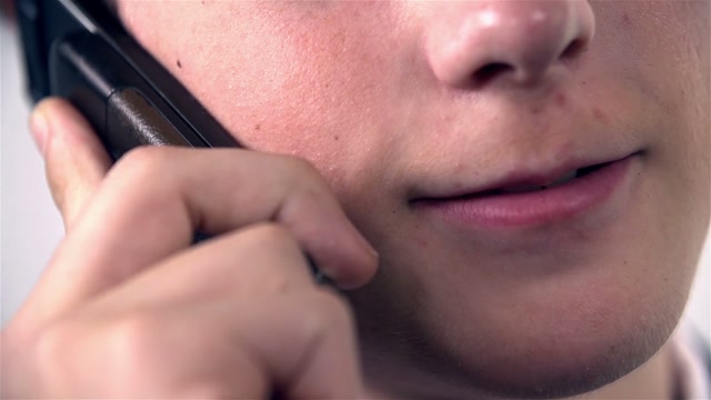Person Talking On Phone Stock Footage: Royalty-Free Video Clips ...