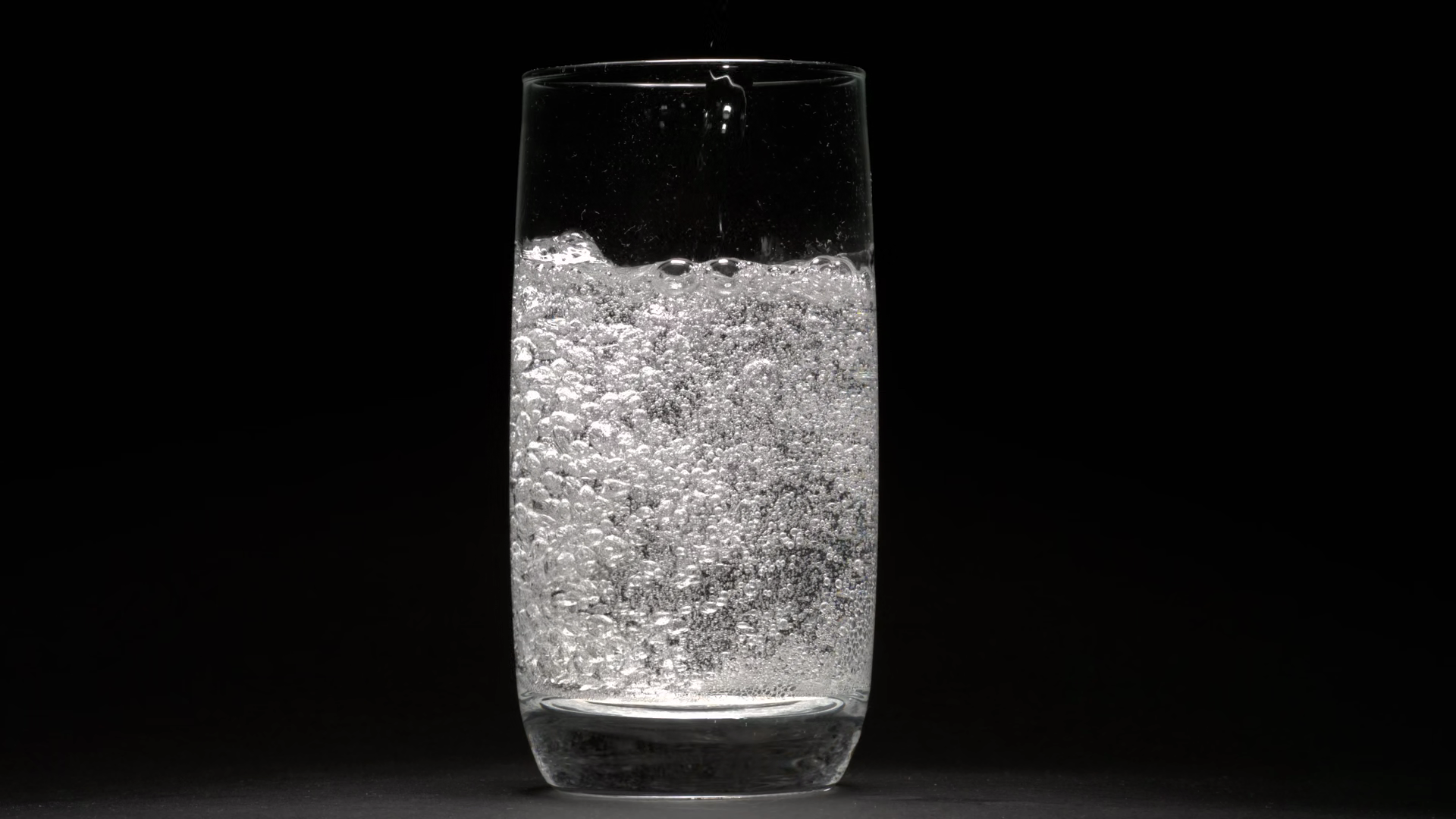 Mineral Water Fizzing In Glass Shot On Super Stock Footage SBV ...