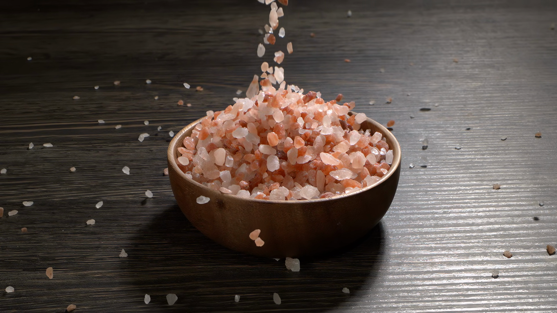 Himalayan Pink Salt In Super Slow Motion Stock Footage SBV-353672226 ...