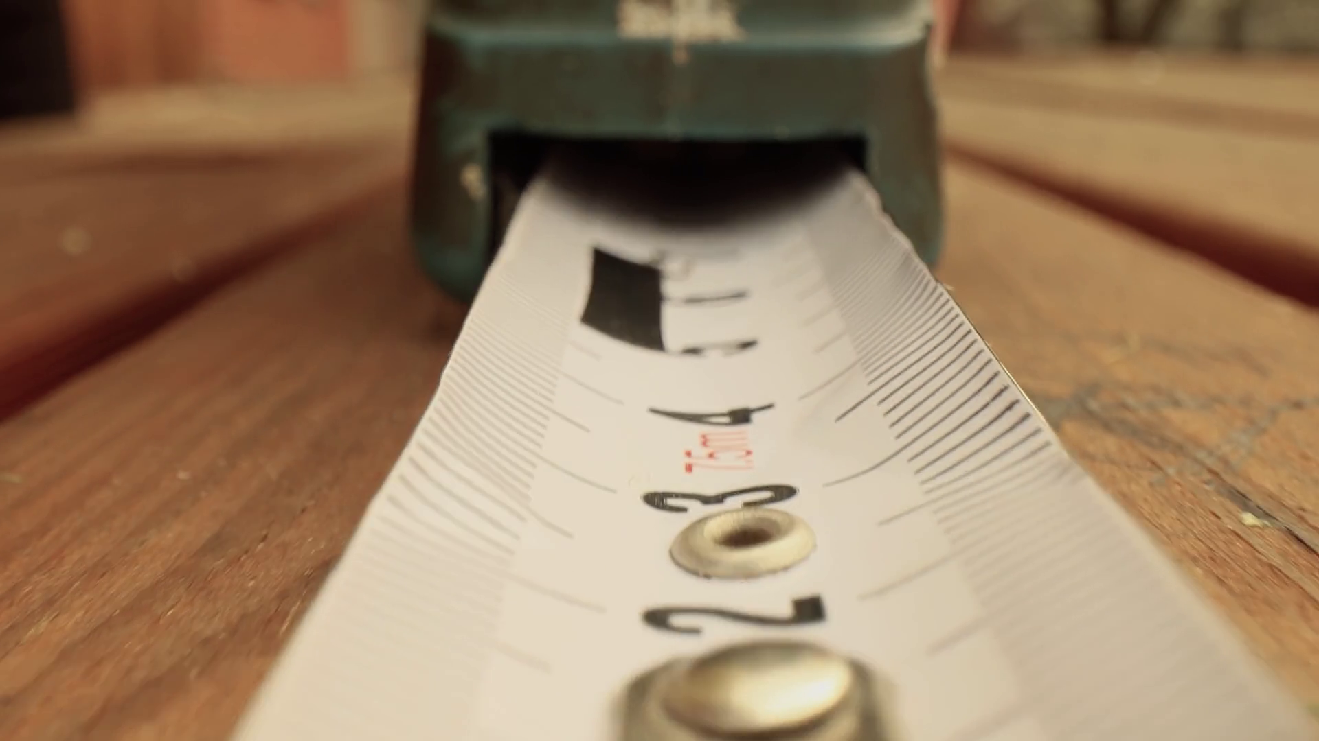 Roll Of Measuring Tape In Motion Macro Stock Footage SBV338427859
