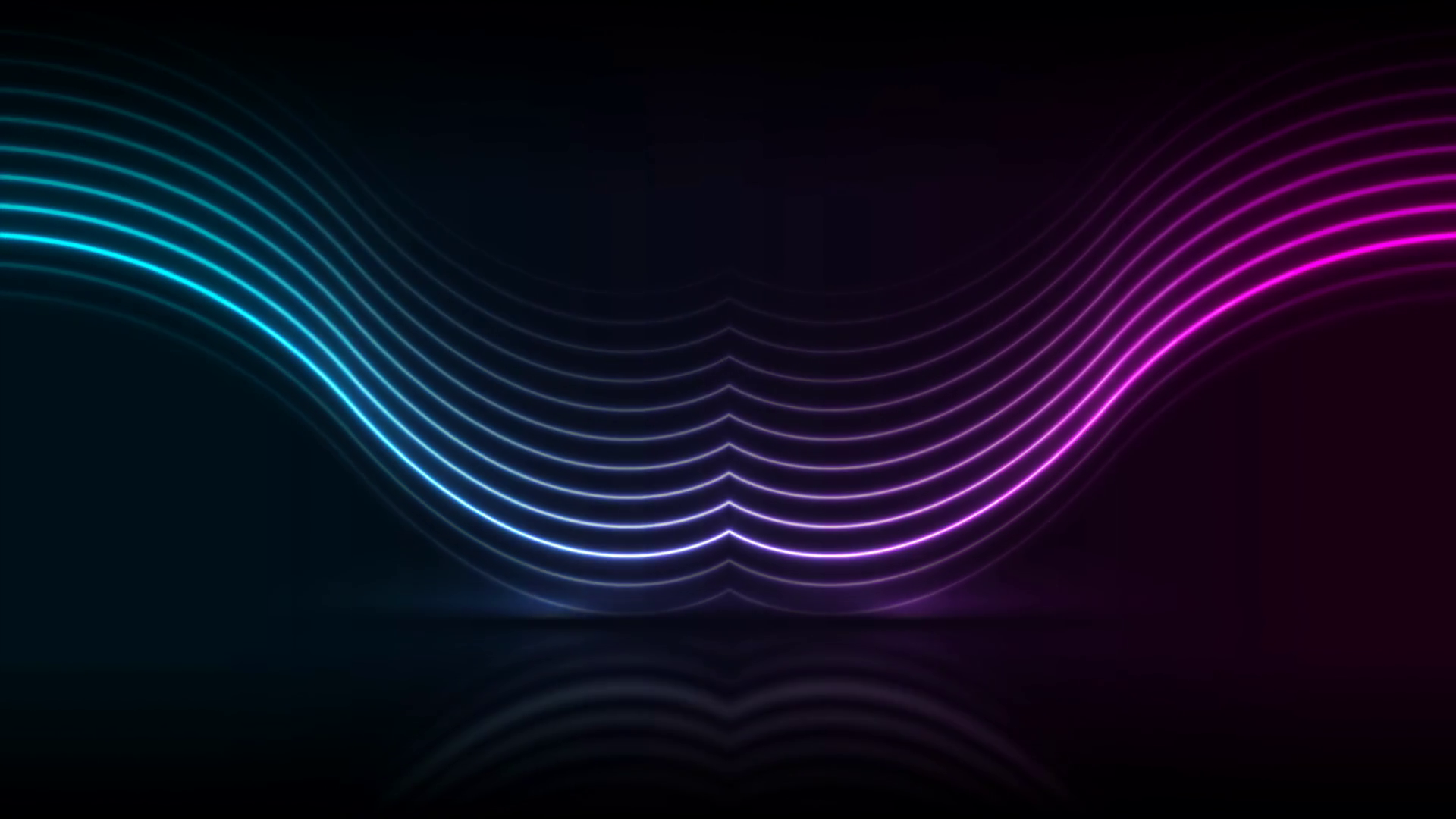 Blue Ultraviolet Neon Laser Waves Technology Stock Motion Graphics SBV ...