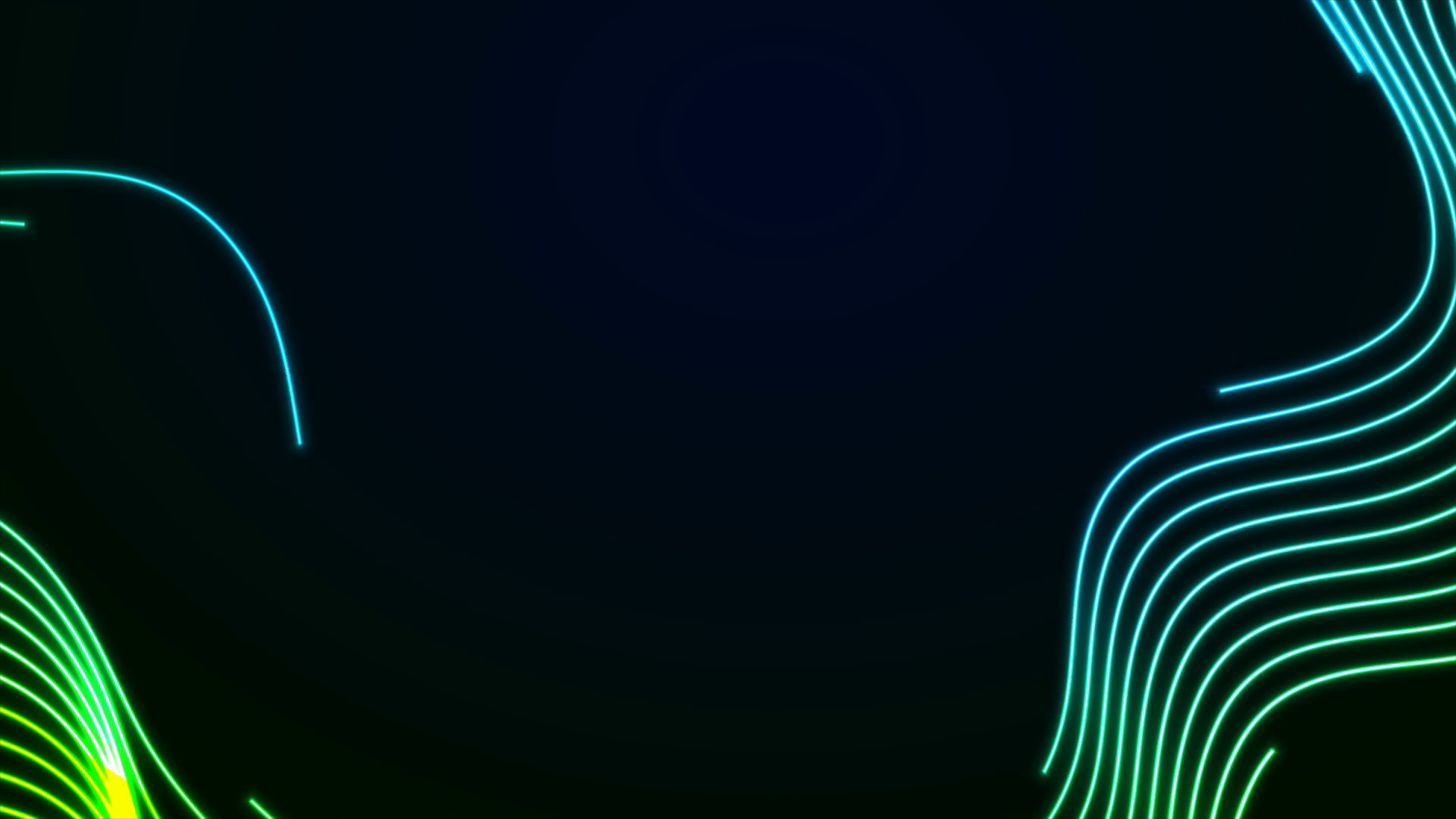Blue Green Neon Wavy Lines Abstract Shiny Stock Motion Graphics SBV ...