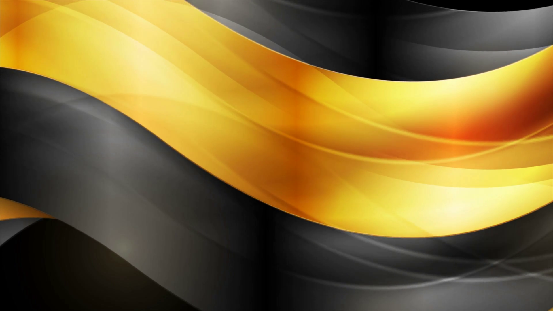 Black Luxury Golden Glossy Waves Abstract Stock Motion Graphics SBV ...