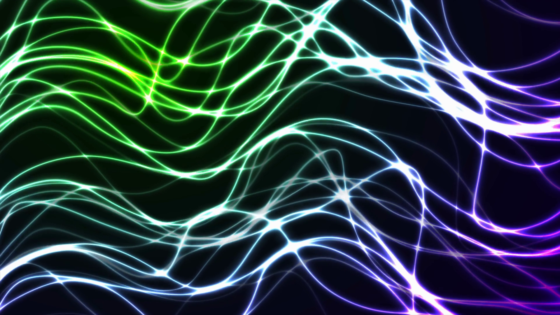 Abstract Futuristic Bright Green Violet Neon Stock Motion Graphics SBV ...