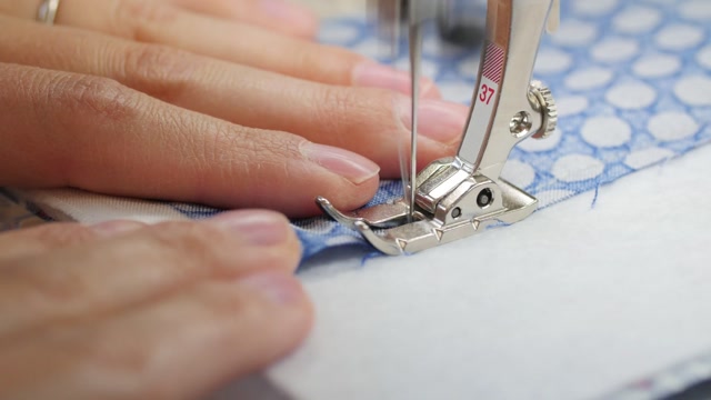 Needle Sewing Machine | Lifestyle stock footage - Storyblocks