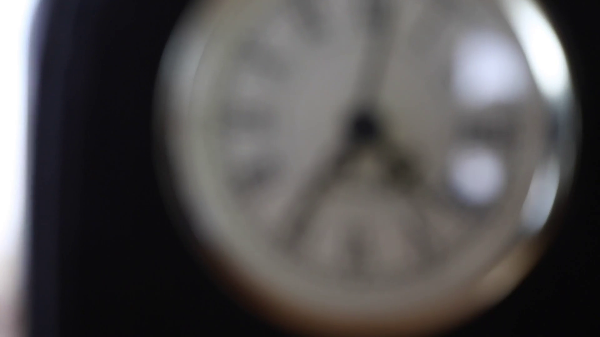 dolly shot of clock that doesn't work Stock Video Footage 0014 SBV