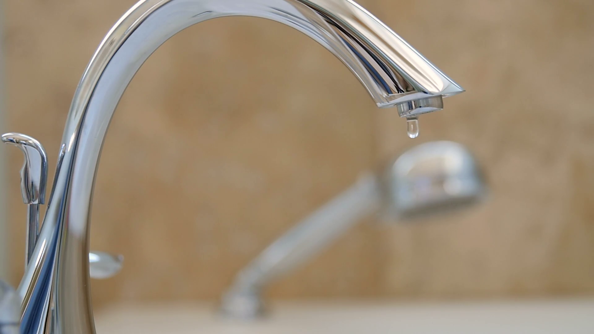 Slow Motion Shot Of Leaky Bathtub Faucet Stock Footage SBV303804438 Storyblocks