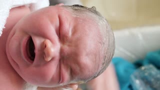 cute newborn girl