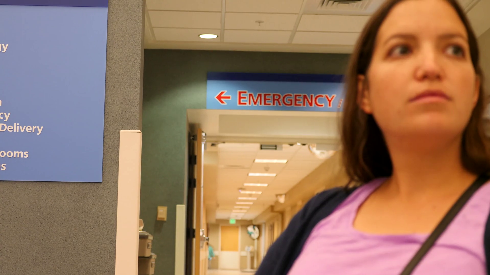 A Woman Waiting In Emergency Room At Hospital Stock Footage SBV-320540998 - Storyblocks