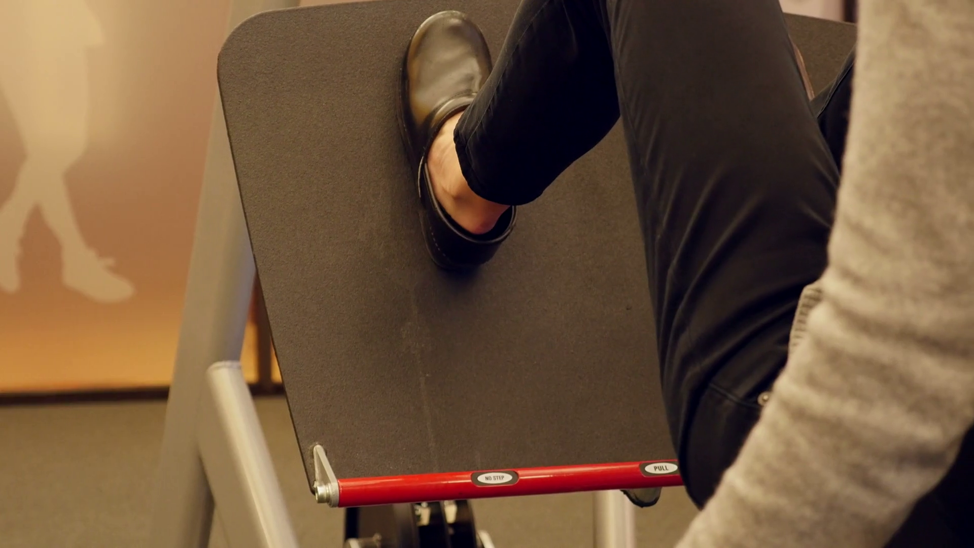 Woman Uses Leg Press Physical Therapy Stock Footage SBV305667840