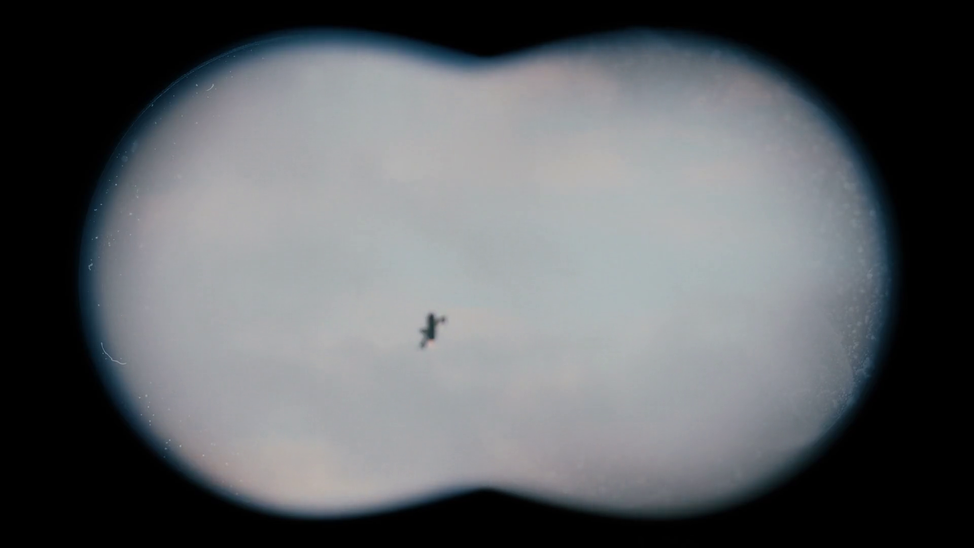 Mig 21 Through Binoculars Pan Shot Stock Footage SBV317718073