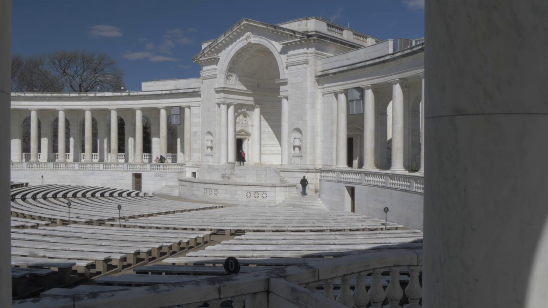 Memorial Amphitheater In Arlington National Stock Footage SBV337051169