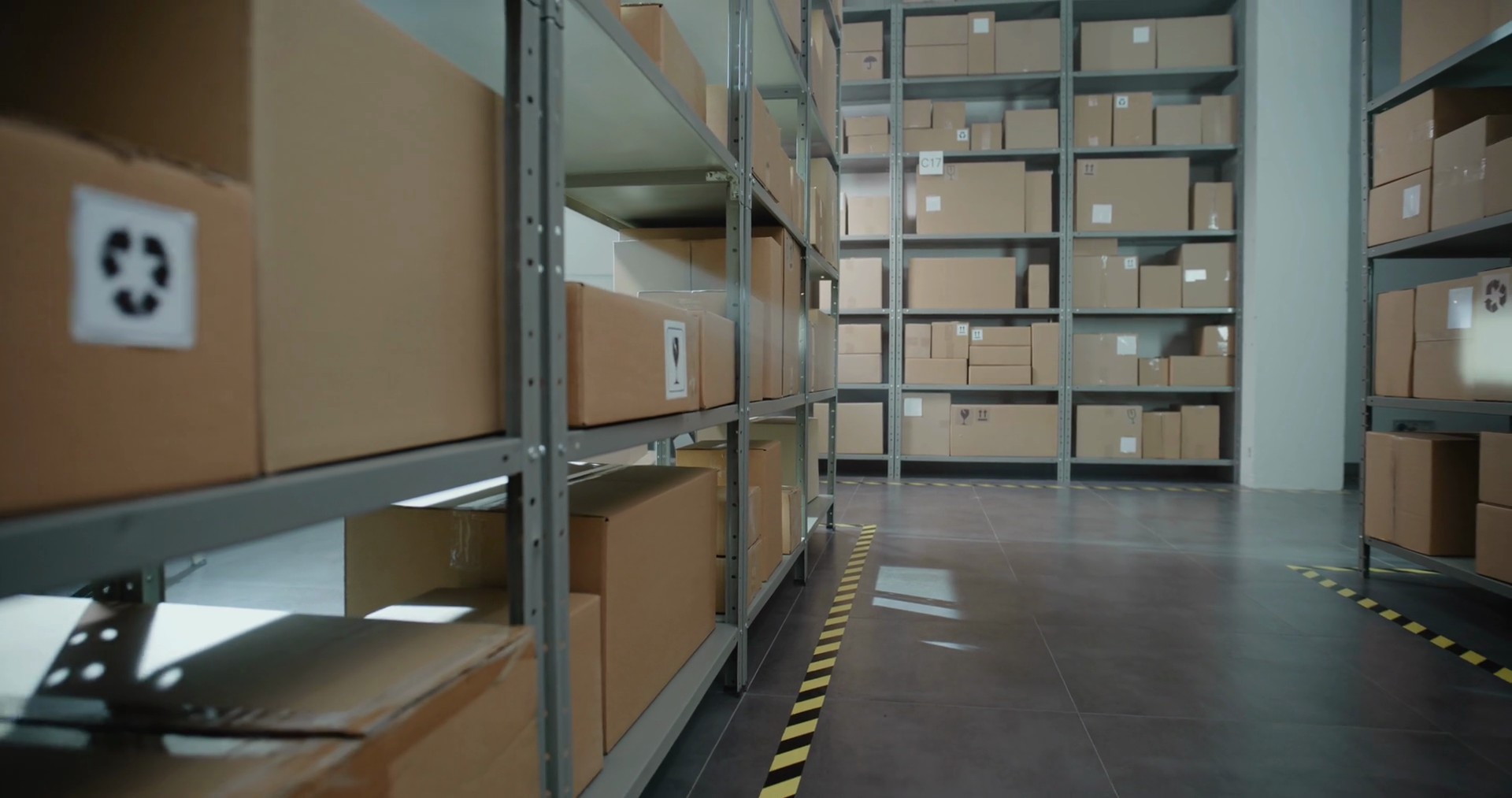 Sorting Facility Storage Of Online Store Stock Footage SBV-351732738 ...