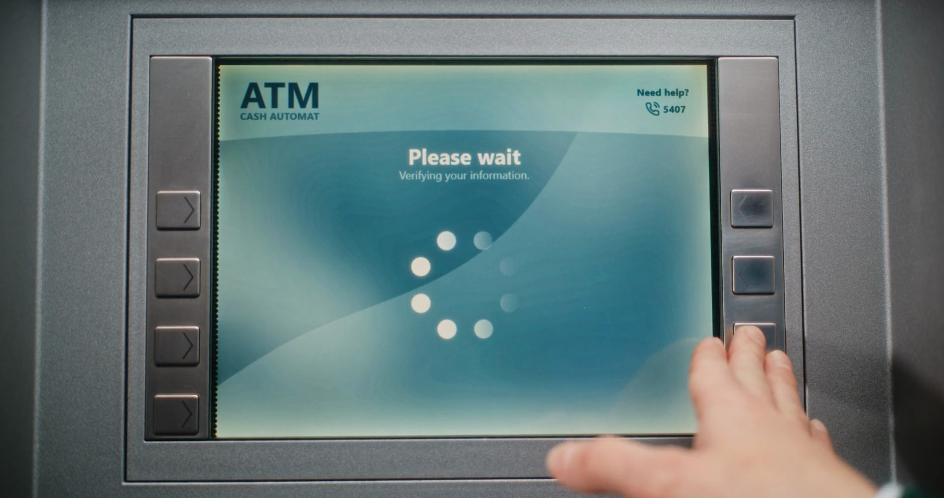 Atm User Entering Pin Code On Atm Keypad Stock Footage SBV-352227635 ...